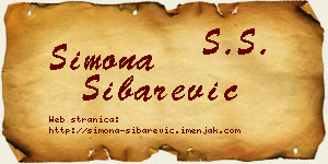 Simona Šibarević vizit kartica
